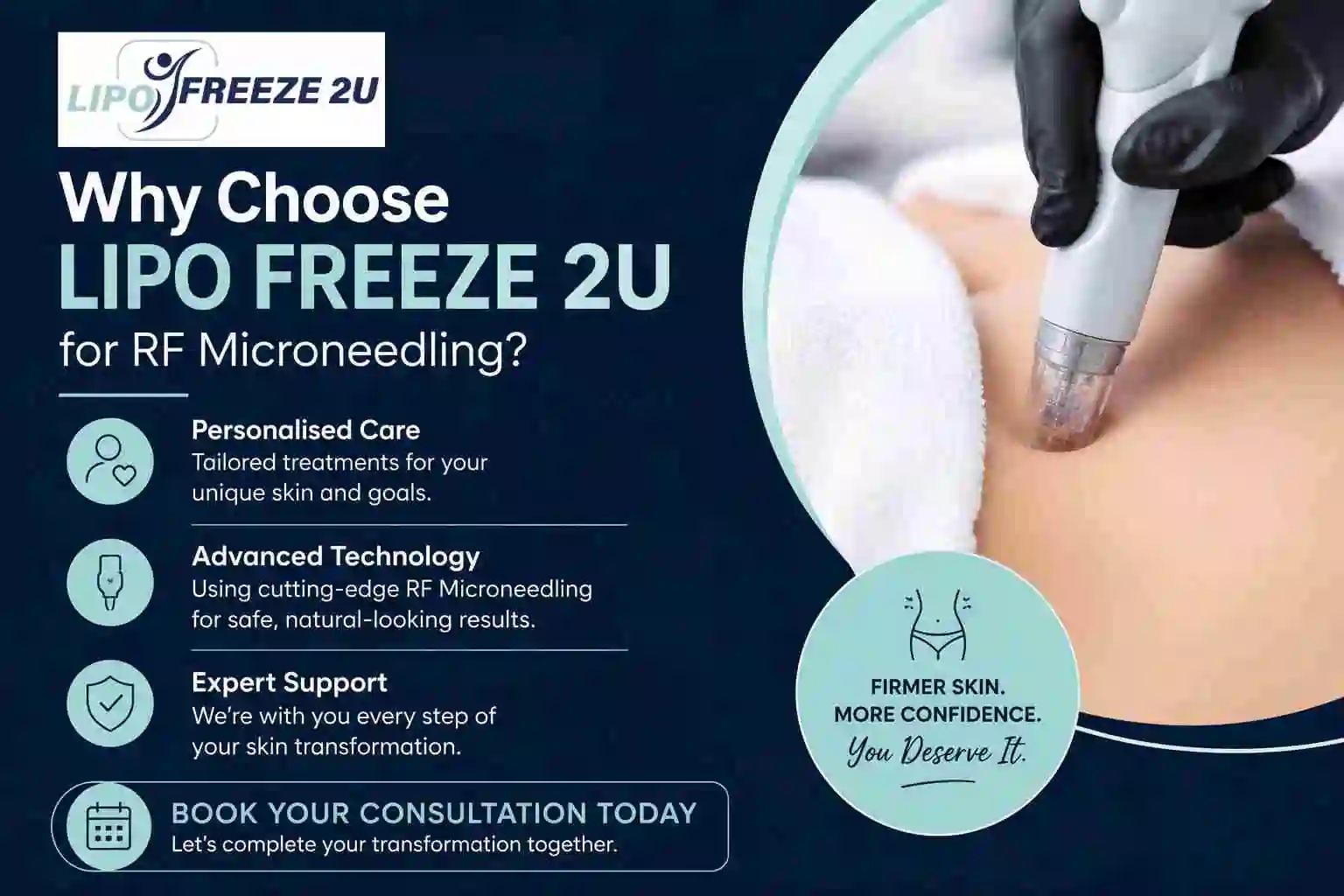 Why Choose LIPO FREEZE 2U for RF Microneedling Wrexham?