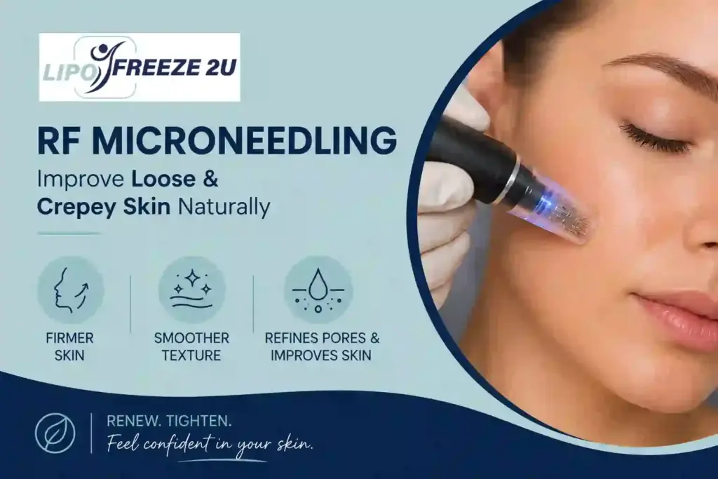 Can RF Microneedling Help Improve Loose and Crepey Skin Wrexham?